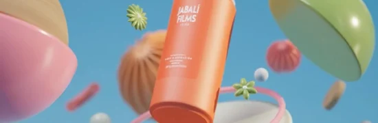 Animación 3D soda JF